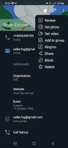 Phone   Contacts & Calls 3 تصوير الشاشة