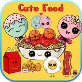 How to draw cute food characters 1.4