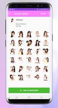 Stickers for whatsapp kpop - WAStickerApps Pro screenshot 8