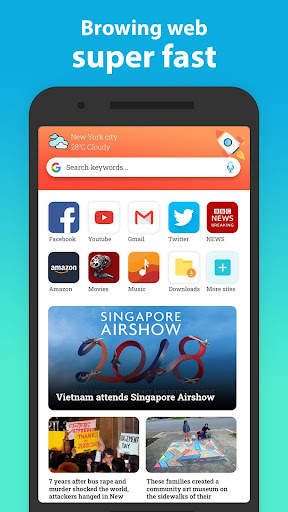 Browser Mini - Fast & Secure screenshot 1