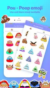 Pou Emoji Maker Animoji Phone X- Game Pou for Free screenshot 2