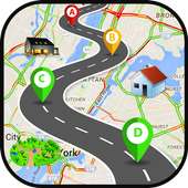 GPS Route Finder: Route Finder Driving logo