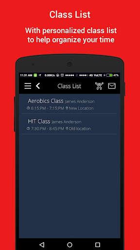 Gym Master Android Application screenshot 2