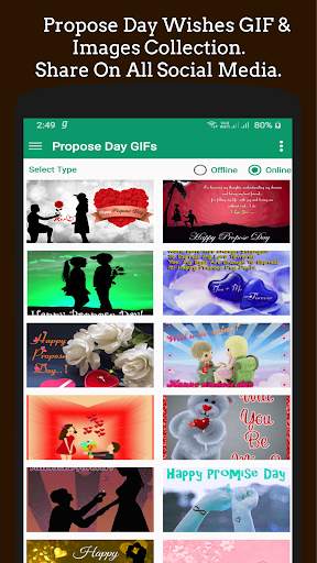 Propose Day GIF & Greeting. 💍 screenshot 2