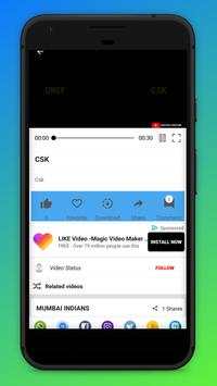 IPL Videos Status HD screenshot 4