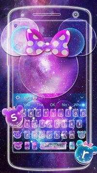 Galaxy Minny Keyboard Theme screenshot 1