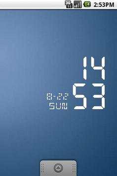 LED Clock Widget (Std:White) screenshot 2