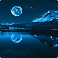 Blue Moon Live Wallpaper HD logo