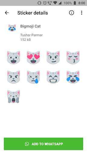 Bigmoji - WAStickerApp screenshot 5