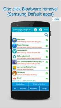 App Package Disabler (Samsung) screenshot 1