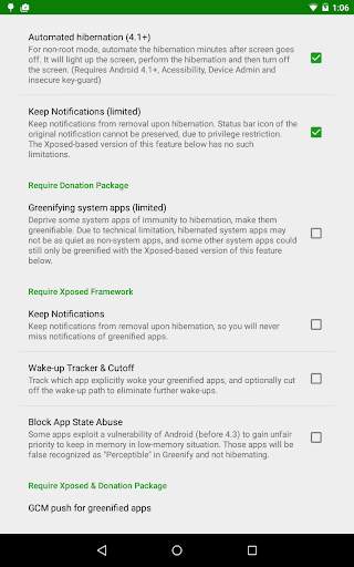 Greenify (Donation Package) screenshot 1