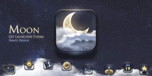 Moon GO Launcher Theme screenshot 5
