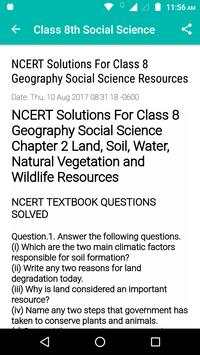 CBSE Social Science 8th Class screenshot 3