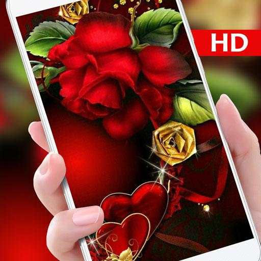 Gold Rose Live Wallpaper 1.0