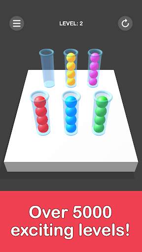 Bubble Sort 3D - Color Sorting screenshot 2