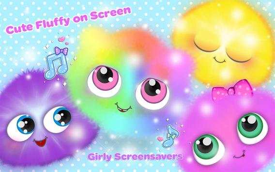 Layar Kunci Fluffy 😍 Bola Berbulu Pengunci Layar screenshot 12