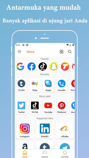 Semua browser media sosial dal screenshot 1