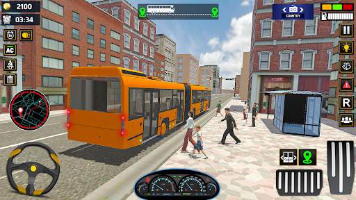 Pelatih bus kereta mengemudi screenshot 2