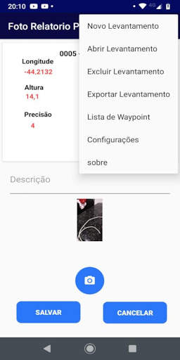 Foto Relatório screenshot 1