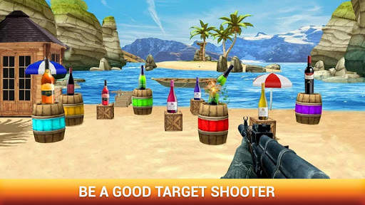 Bottle Shooting Games With Gun screenshot 1
