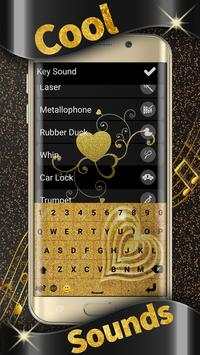 Gold Glitter Keyboard screenshot 4