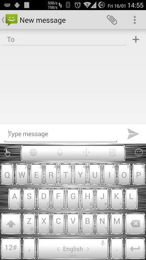 Keyboard Theme Frame W Silver screenshot 1