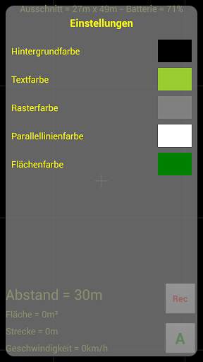 GPS Parallelfahrhilfe screenshot 5