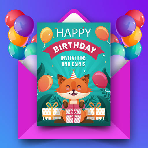 Birthday invitation maker screenshot 1