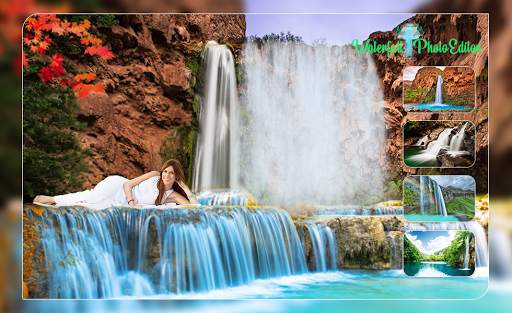 Waterfall Photo Editor : Waterfall HD Photo Frames screenshot 1