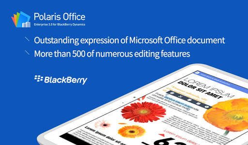 Polaris Office for BlackBerry screenshot 9