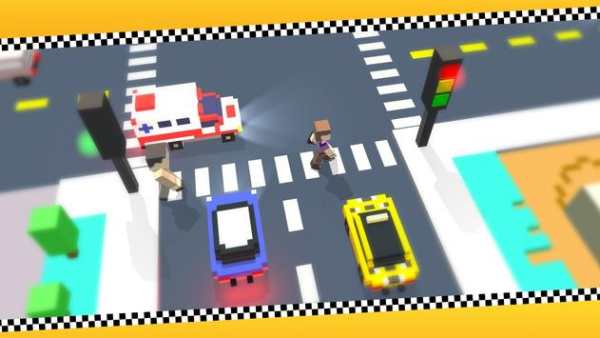 Blocky Traffic Racing screenshot 2
