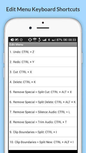 Gratis Audacity Scorciatoie screenshot 11