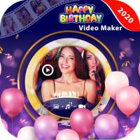 Happy Birthday Video Maker with Song logo