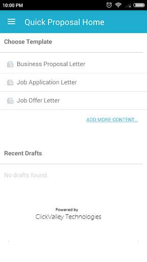 Quick Proposal screenshot 1