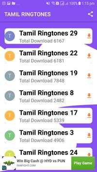 Tamil Song : Tamil Song Ringtone screenshot 1
