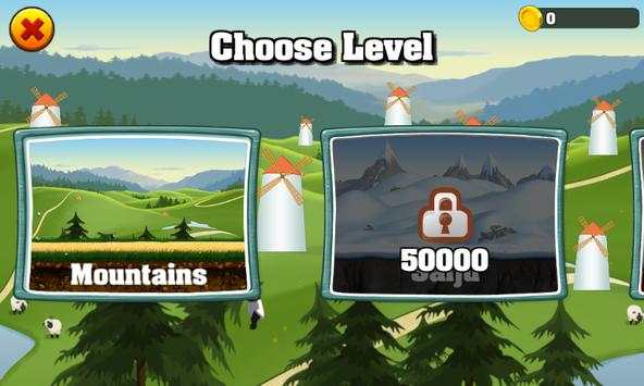 Super Angry Birds Car Hill Racing screenshot 4