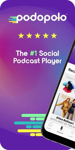 Podopolo – Podcast Player & Social Podcasting App screenshot 1