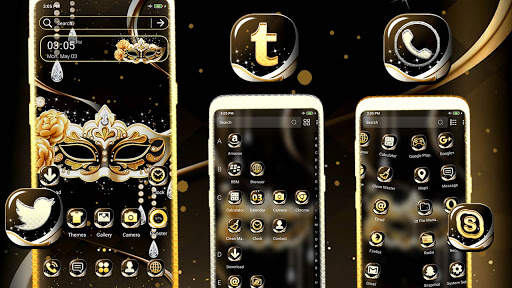 Carnival Mask Launcher Theme screenshot 2