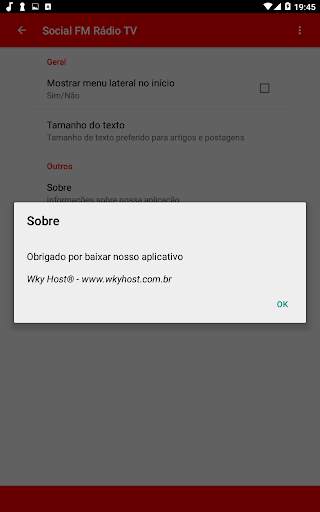 Social FM Rádio TV 8 تصوير الشاشة