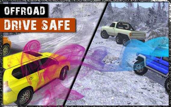 4x4 Car Offroad Snow Prado Driving screenshot 3