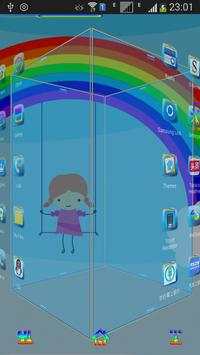 Rainbow Next Launcher 3D Theme screenshot 3