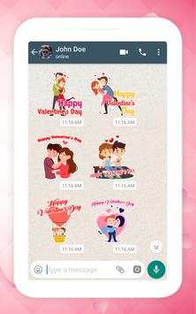Romantic Love Stickers for Messenger WAStickerApps screenshot 14