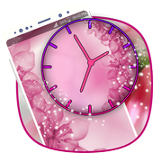 Flowers Analog Clock Live Wallpaper icon