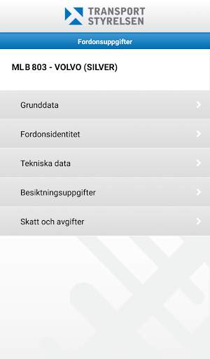 Mina fordon screenshot 4