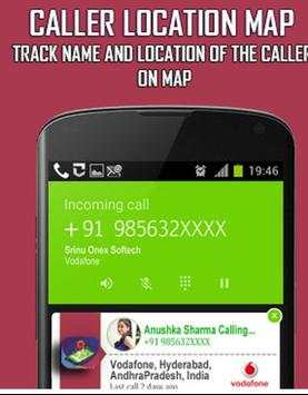 Caller Location Map simulator screenshot 2