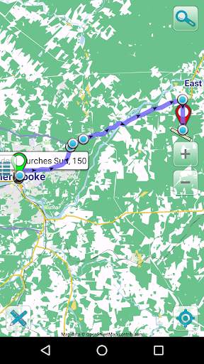 Map of Sherbrooke offline screenshot 6