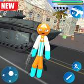 Captain Hero Stickman Vegas Crime 1.0