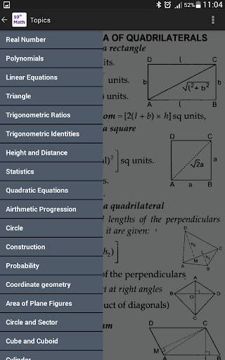 10th Class Math Formula screenshot 4