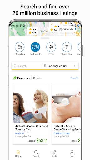YP - The Real Yellow Pages screenshot 1