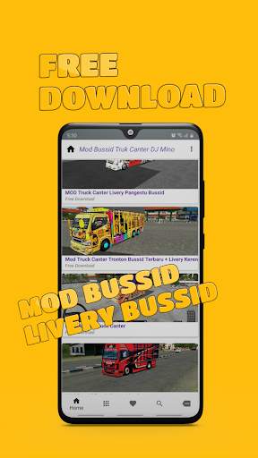 Mod Bussid Truk Canter DJ Mino 2020 screenshot 4
